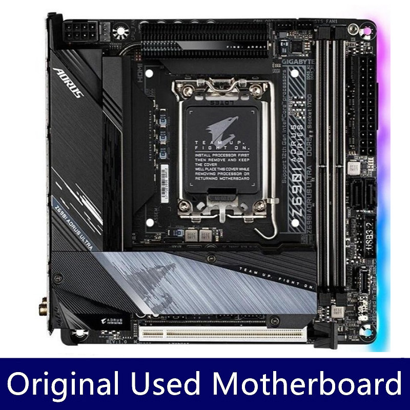 Lga 1700 Ddr5 Itx Motherboard - لوحة أم Gigabyte Z690I AORUS ULTRA