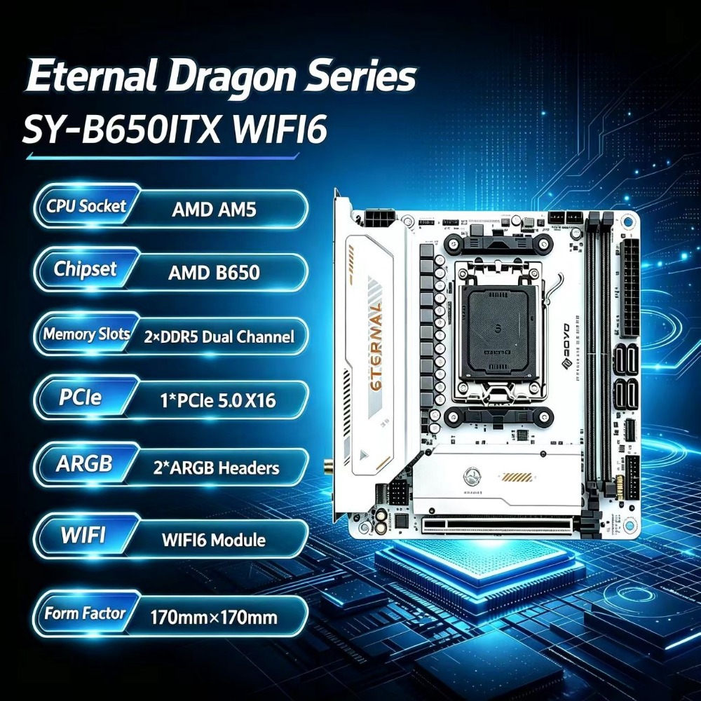 B650 Itx Motherboard Wifi - SY-B650ITX WIFI6 لوحة أم صغيرة من