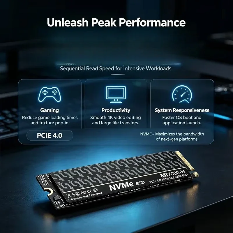 MI7000N، قرص تخزين داخلي من نو - مراجعة M.2 Nvme 4Tb Pcie 4.0 Ssd وسعره
