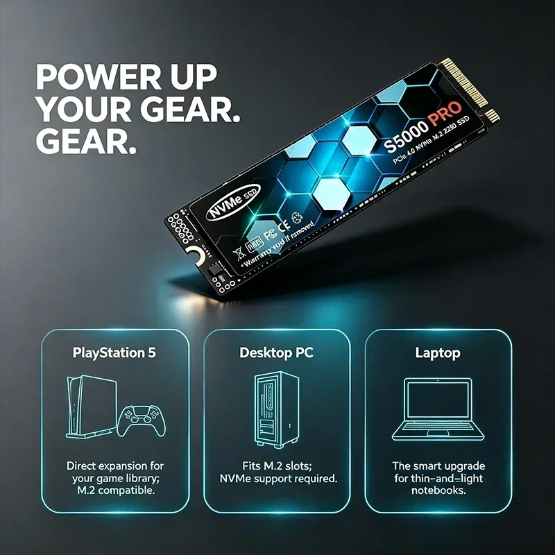 قرص تخزين داخلي S5000 PRO M.2  - مراجعة M.2 Nvme 4Tb Pcie 4.0 Ssd وسعره