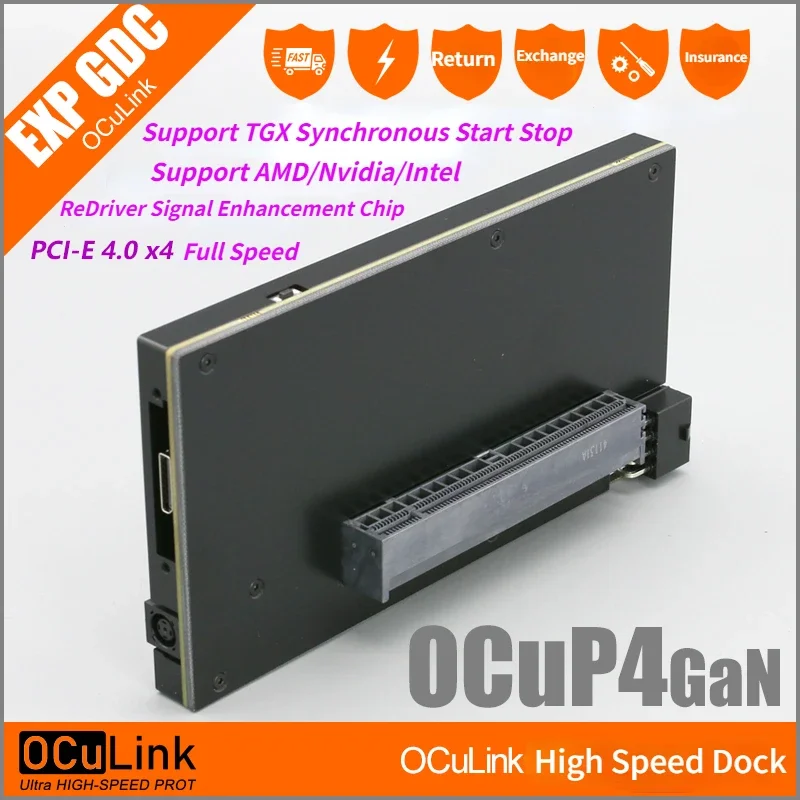 علبة توصيل وحدة معالجة الرسوما - مراجعة External Gpu Dock Pcie 4.0 Oculink وسعره