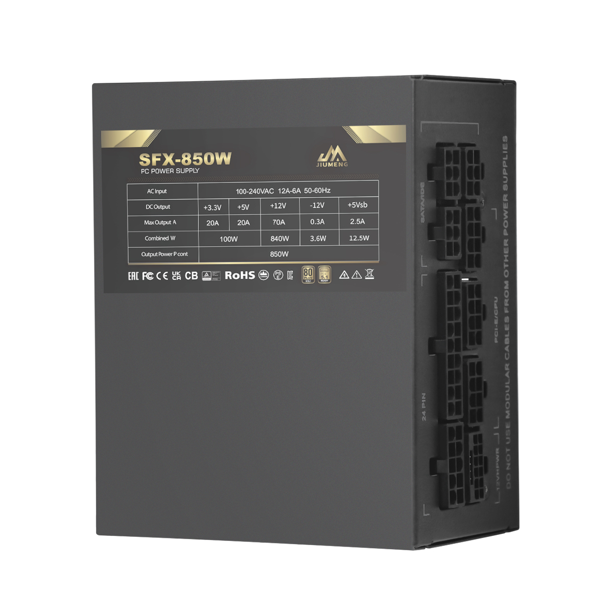 وحدة إمداد طاقة SFX بقدرة 850  - مراجعة Sfx Power Supply 850W Gold وسعره