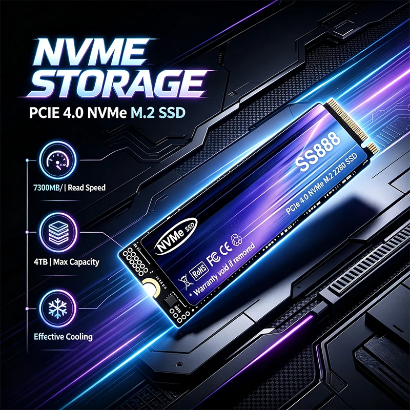 قرص تخزين صلب SSD من نوع M.2 N - مراجعة M.2 Nvme 4Tb Pcie 4.0 Ssd وسعره