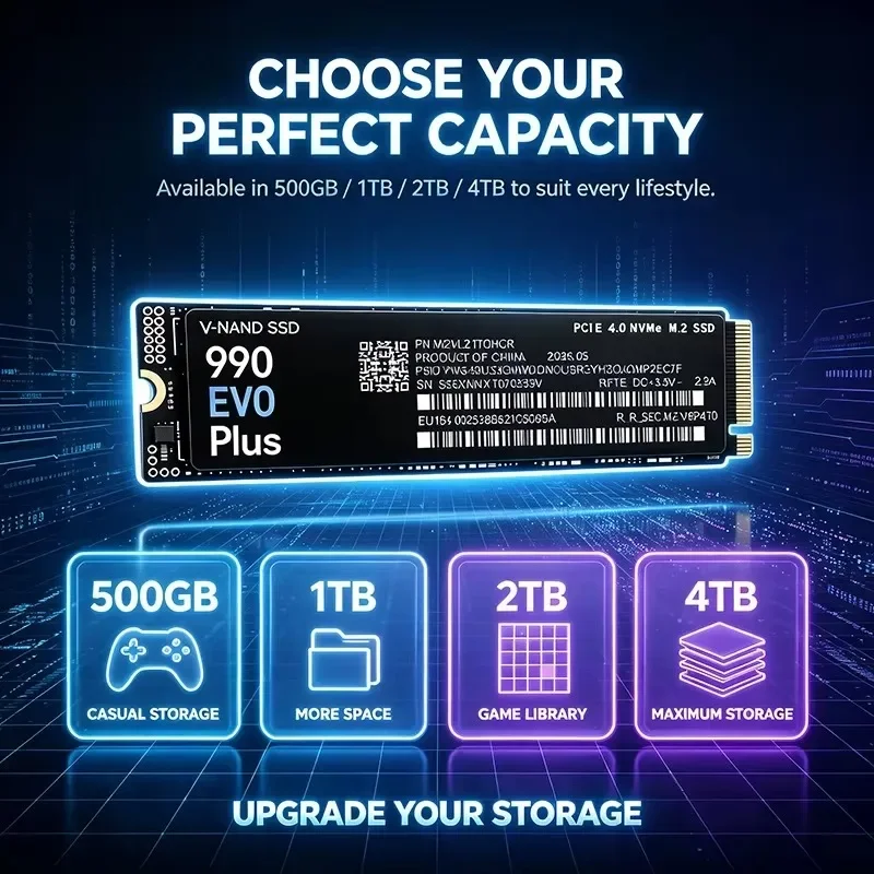 محرك أقراص صلبة داخلي جديد 990 - مراجعة M.2 Nvme 4Tb Pcie 4.0 Ssd وسعره