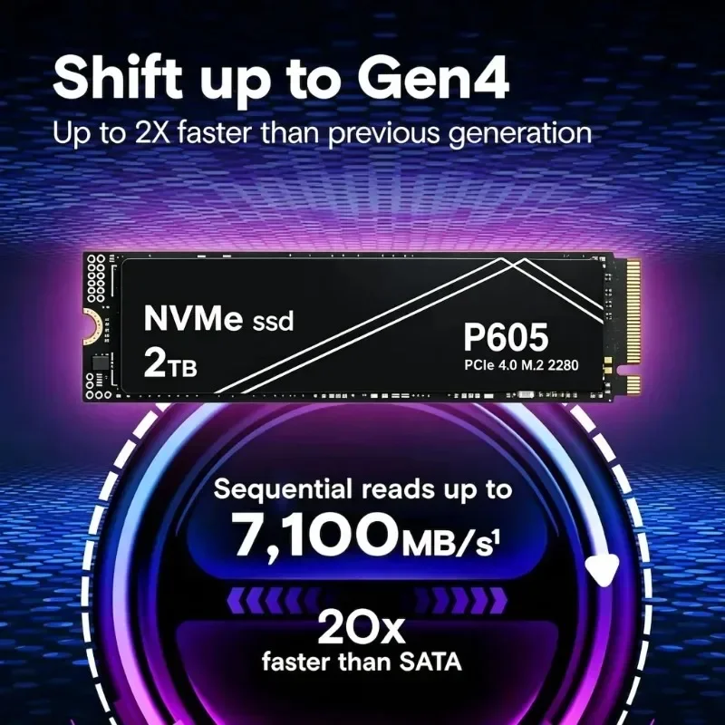 قرص تخزين داخلي P605 NVMe SSD  - مراجعة M.2 Nvme 4Tb Pcie 4.0 Ssd وسعره