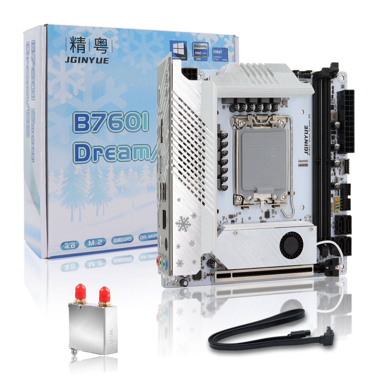 JGINYUE B760i ddr5 mini itx لو - مراجعة Lga 1700 Ddr5 Itx Motherboard وسعره