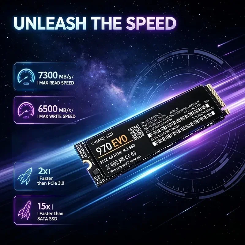 970 EVO NVMe M.2 2280 SSD PCIe - مراجعة M.2 Nvme 4Tb Pcie 4.0 Ssd وسعره