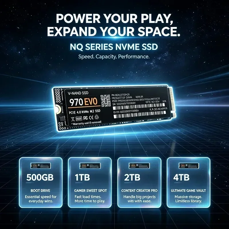 970 EVO NVMe M.2 2280 SSD PCIe - مراجعة M.2 Nvme 4Tb Pcie 4.0 Ssd وسعره