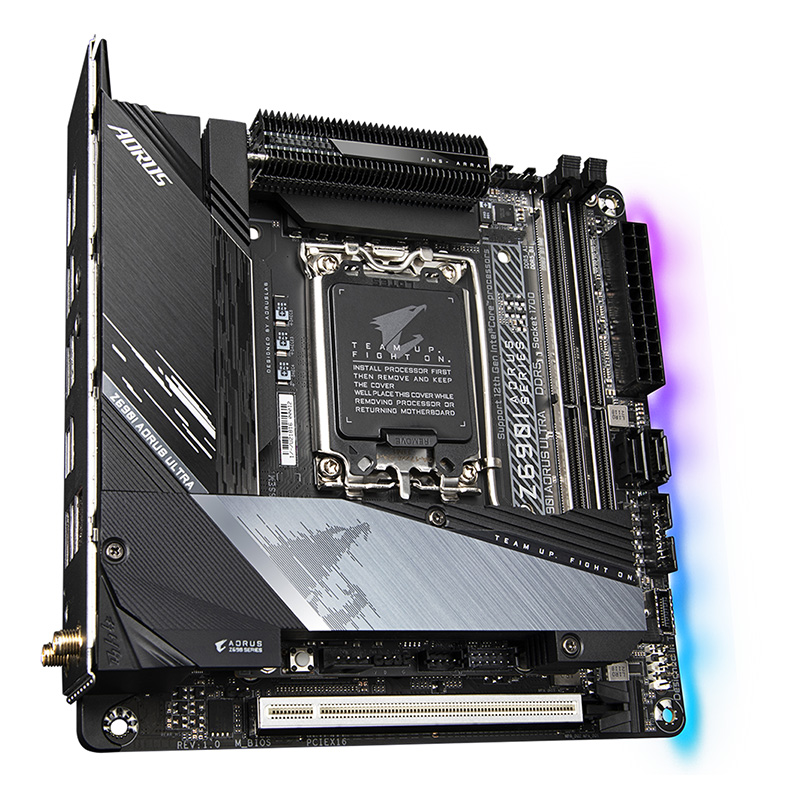 لوحة أم Gigabyte Z690I AORUS U - مراجعة Lga 1700 Ddr5 Itx Motherboard وسعره