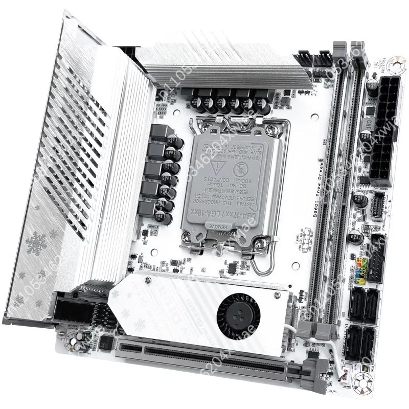 لوحة أم بيضاء ITX B760 LGA1700 - مراجعة Lga 1700 Ddr5 Itx Motherboard وسعره