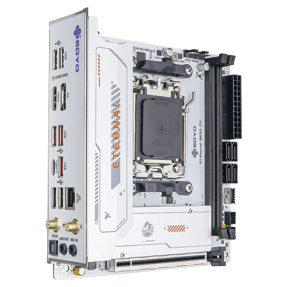 SY-B650ITX WIFI6 لوحة أم صغيرة - مراجعة B650 Itx Motherboard Wifi وسعره